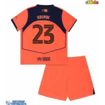 Barcelona Jules Kounde #23 Replica Third Minikit 2025-26 Short Sleeve (+ pants)